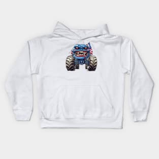 4th of July Monster Truck #6 Kids Hoodie